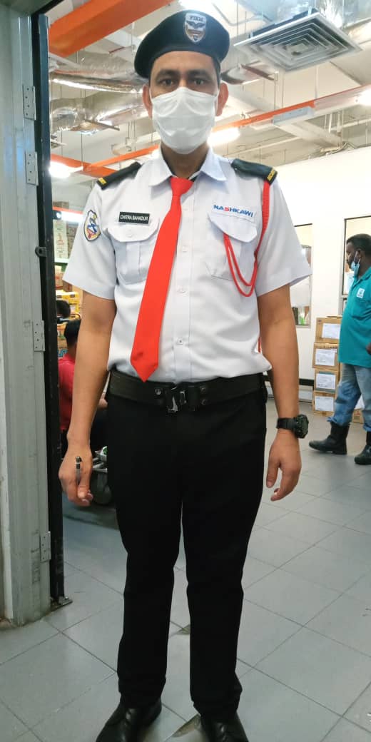 Nepal security officer in Malaysia